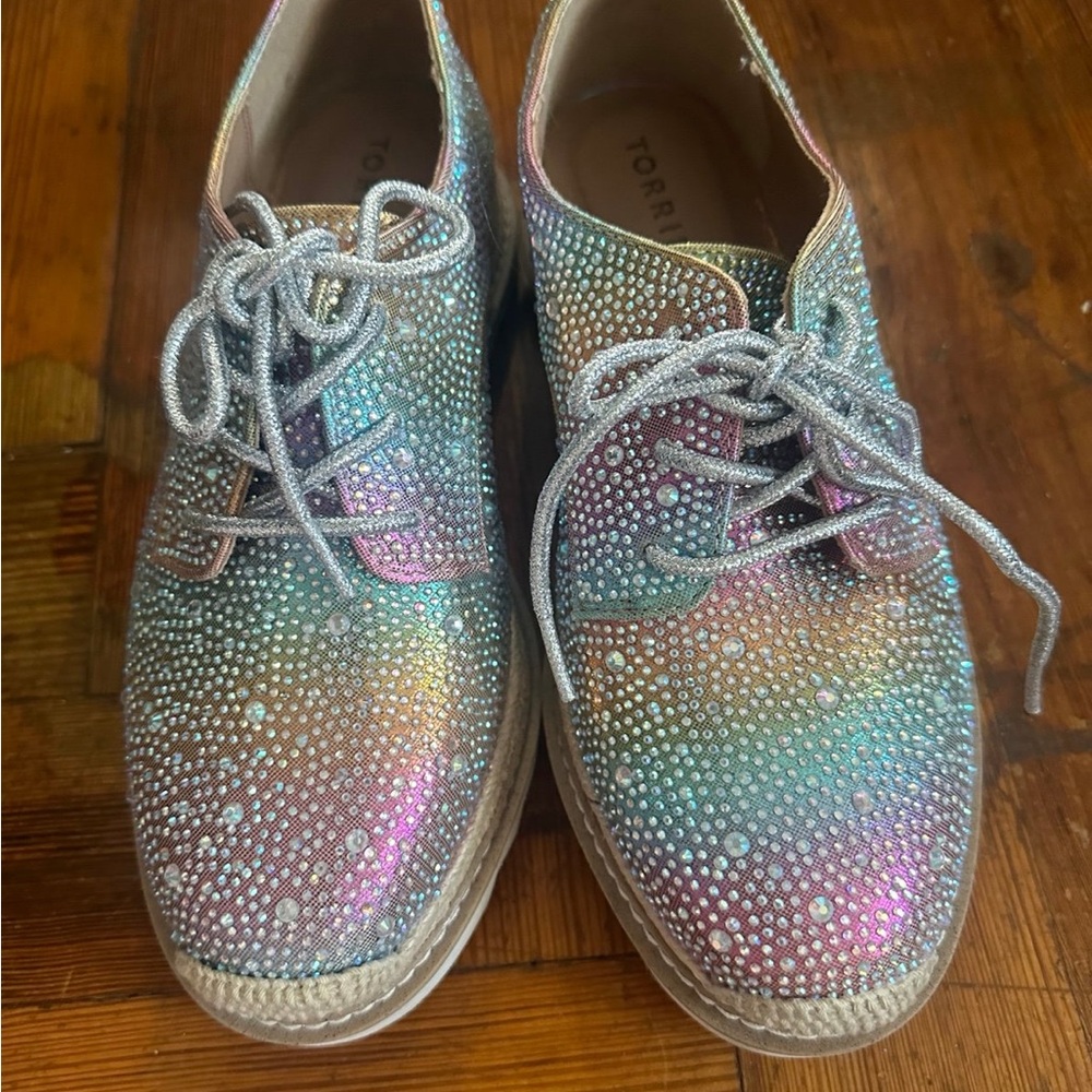 Torrid Iridescent Rhinestone Oxford Shoes
